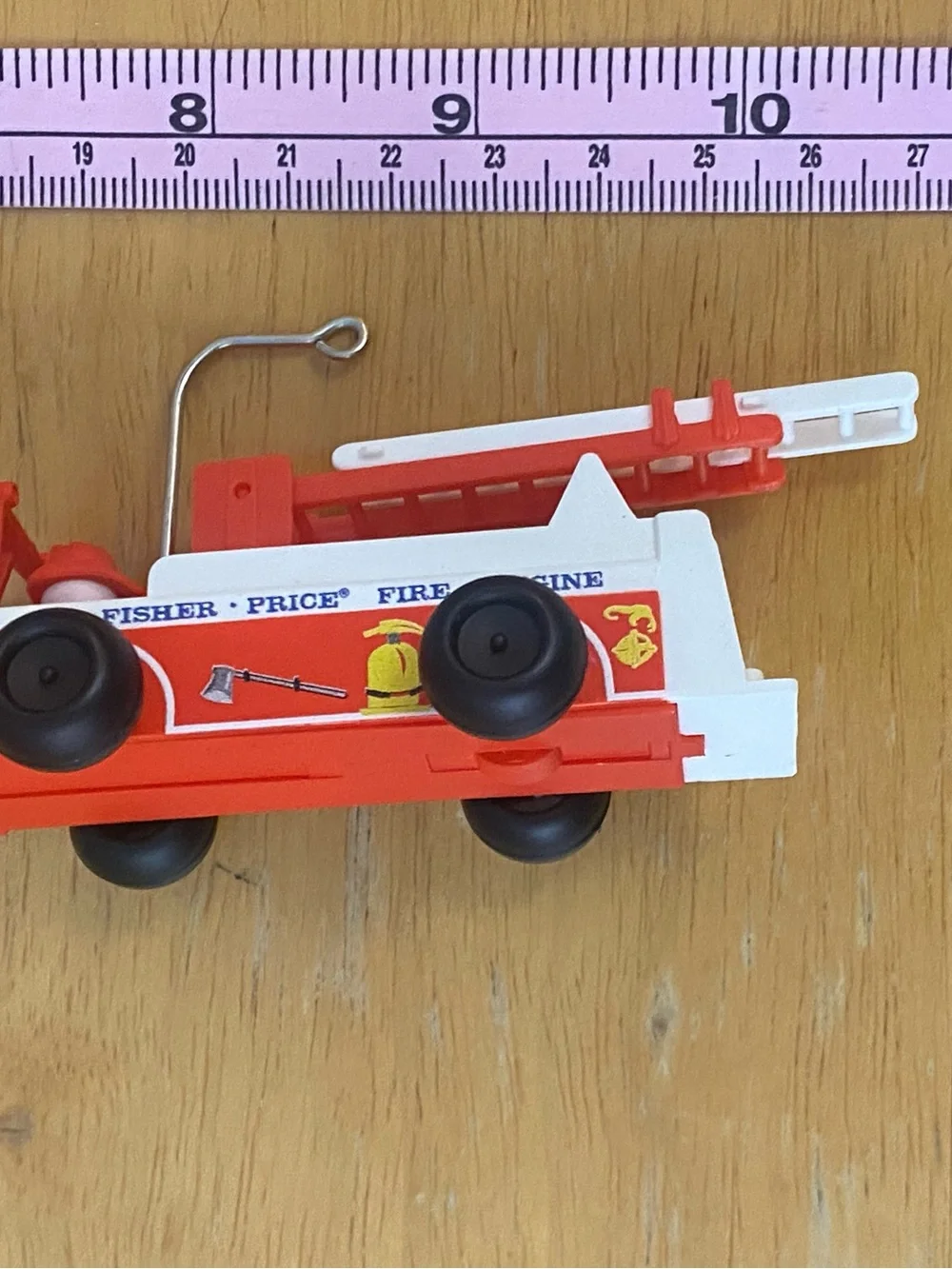 2021 Hallmark Fisher-Price Little People Vintage Fire Engine Ornament